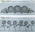 Sunflower Stencils for Painting - on Wood, Walls, Fabric, Furniture, Canvas, DIY Home Decor | Reusable 16.5 x6 Inch Sun Flower Stencil Template Se...