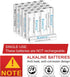 AAA Alkaline Batteries 24 Pack, Triple AAA Batteries 1.5V Long Lasting High-Performance AAA Batteries, Leakproof Design Single Use Battery...