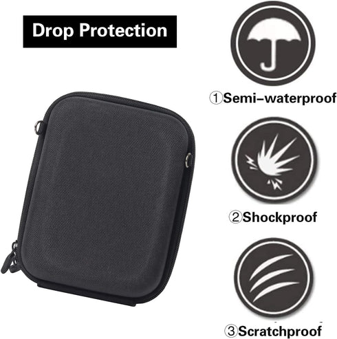Rieibi Hard Case for Polaroid OneStep 2/OneStep+/Now/Now+ - EVA Cloth Protective Bag for Polaroid One Step 2/One Step+ Plus/Now/Now+ Plus Instant ...