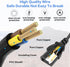 (2 Pack) 3 Prong Computer Power Cable, 10A 125V Power Cord, Varbmt 4FT Replacement Power Cord for LCD Plasma TV, PC, Monitor, Scanner, Projector, ...