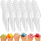 500 Pcs Disposable Clear Plastic Mini Spoons Tasting Spoon Tiny for Jelly Pudding Yogurt Ice Cream Desert Cake Appetizer Party-3 Inch...