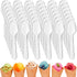500 Pcs Disposable Clear Plastic Mini Spoons Tasting Spoon Tiny for Jelly Pudding Yogurt Ice Cream Desert Cake Appetizer Party-3 Inch...