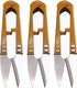Penta Angel 4.1inch Sewing Scissors Yarn Thread Scissors Mini Small Snips Trimming Nipper - Great for Stitch,DIY Supplies (3PCS, Gold)...