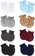 BQUBO Newborn Infant Toddler Mittens No Scratch Cotton Elastic Wrist Gloves Hypoallergenic for 0-6 Months Baby Boys Girls...