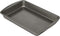 GoodCook 11" x 7" Nonstick Steel Cake Baking Pan, Multipurpose Nonstick Baking Pan for Brownies, Biscuits, and Cake, Gray...