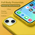 CellEver for iPhone 13 Mini Case with 2-Pack Screen Protectors, Heavy-Duty Silicone, Shockproof Rubber Phone Cover, Soft Anti-Scratch Microfiber I...