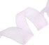VATIN Light Pink Organza Wired Ribbon, 1-1/2" Pink Sheer Ribbon with Metallic Edge for Christmas Tree Decoration Gift Wrapping Wedding Crafts -25 ...