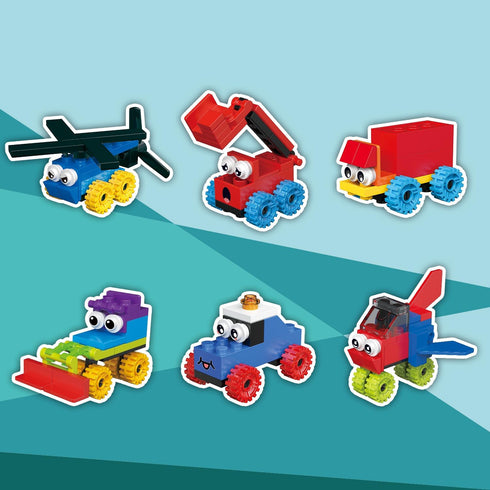 12 Packs Cartoon Car Easter Egg Fillers Building Block Toy Sets, Compatible with Lego Party Favors Vehicle, Classroom Prizes Building Kits Easter ...