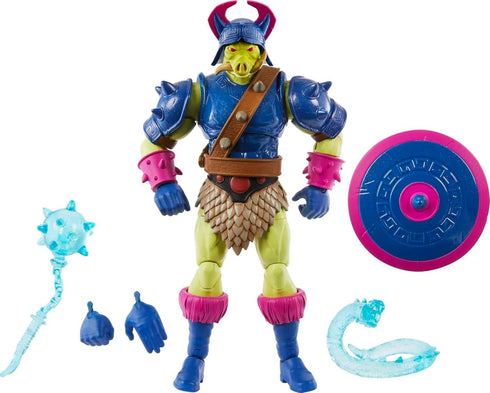 Masters of the Universe Masterverse Action Figure, Pig-Head Toy Collectible with Articulation & Accessories, 7 inch...