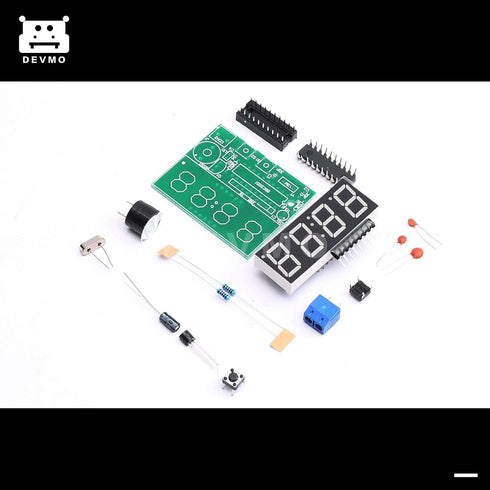 1set C51 4 Bits Digital Electronic Clock Electronic Production Suite DIY Kits MC......