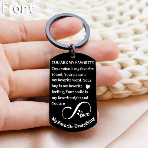 Ikacvb Drive Safe Keychain For Him Aniversary Birthday Sweetest Day Gifts For Him Boyfriend Husband Valentines Day Gifts For Men I Love You Gift F...