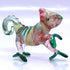 Chameleon Miniature Hand Blown Glass Art Figurines Animals Collectible Gift Home Decorate (3" Red Green)...