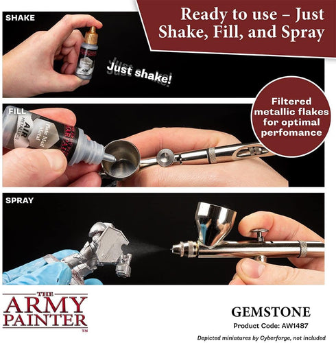The Army Painter Warpaint Air Metallics Gemstone - Acrylic Non-Toxic Heavily Pigmented Water Based Paint for Tabletop Roleplaying, Boardgames, and...