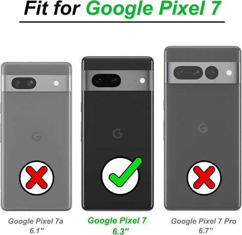 Gritup Pixel 7 Case, Google Pixel 7 Case with HD Screen Protector, Shockproof Google Pixel 7 Phone Case with 360° Magnetic Ring Holder Kickstand P...