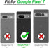 Gritup Pixel 7 Case, Google Pixel 7 Case with HD Screen Protector, Shockproof Google Pixel 7 Phone Case with 360° Magnetic Ring Holder Kickstand P...