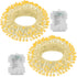2 Pack 23ft 70 LED String Lights Battery Operated, Fairy String Lights with Timer 8 Modes Twinkle Lights Clear Wire for Wedding Party Bedroom Tree...