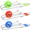Retro Kids Light Up Gyro Wheel Set - includes 3 10-Inch Track Twisters, Spinning and Light Combo, to Capture Kid's Attention, Ideal for Easter, Bi...