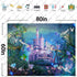 Aidatain Fairytale Forest Castle Tapestry For Teen Girl Fantasy Wonderland Nature Plants Landscape Wall Hanging Tapestries Flannel Large Size 80"6...