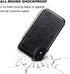 iPhone XR Wallet Case with Card Holder, Premium PU Leather Kickstand Card Slots Case,Double Magnetic Clasp and Durable Shockproof Cover for iPhone...