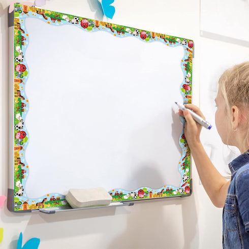 50 Feet Farm Animal Bulletin Board Borders Classroom Borders Chalkboard Whiteboard Trim Back to School Decorations for Teacher Student Blackboard ...