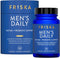 FRISKA Men’s Daily Digestive Enzyme and Probiotics Supplement, Natural Support for Male Digestive Health, Bloating, Gas, Indigestion Relief, Suppo...