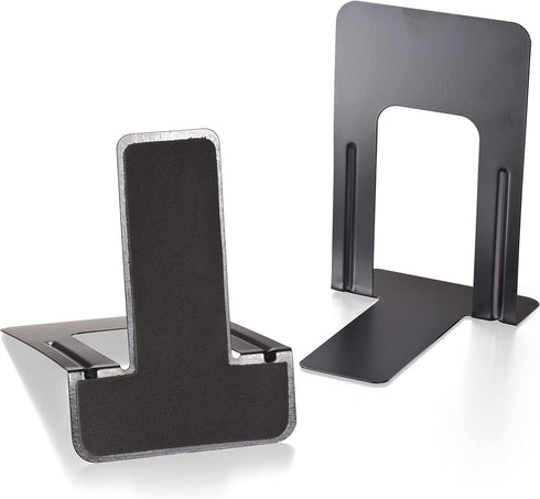 Officemate Non-Skid Bookends, 9”, Non-Skid Base, Chip Proof Enamel Coating (93051)...
