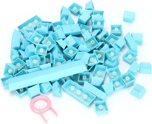 PBT Keycaps, 108 Keys P9 Mechanical Keyboard Key Caps Backlit Key Caps Character Translucent Key Caps DIY Keycaps,for 61/64/87/104/108 Key Mechani...