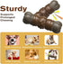 Dog Chew Toys for Aggressive Chewers, Indestructible Tough Squeaky Interactive Dog Toy, Dog Grinding Teeth Mentally Stimulating Chew Toy for Mediu...