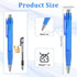 3pcs Big Ballpoint Pens, 7.87 Inch Smoothly Writing Great Large Oversized Weighted Pen Heavy Pens Fat Pens Giant Writing Tool with Comfortable Sle...