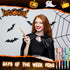 Sherr 7 Pcs Halloween Weekday Pens Days of the Week Pens Glitter Fancy Funny Ballpoint Pens with 10 Pcs Black Ink Refills Mood Cute Pen Gifts for ...