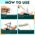 INDIVSHOW The Bead Knotting Tools Kit with 5 Cards 100% Natural Silk Bead Cord Thread for DIY Stringing Pearl Jewelry Making...