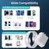iPhone Charger Fast Charging?MFi Certified? 2Pack 20W PD USB C Wall Fast Charger Block with 6&10FT USB C to Lightning Cable Compatible with iPhone...