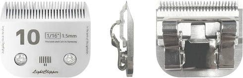 Detachable Ultra Edge Dog Clipper Blade - Constructed of Carbonized Steel, Resists Heat and Rust with Long-Lasting Sharp Edges - A5 Series (FC-10,...
