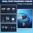 Retractable USB C Car Charger 4-in-1, 120W with 2.6ft Type C Cable, QC 3.0 & PD 3.0 Super Fast Charging for iPhone 12/13/14/15, Samsung Galaxy, iP...