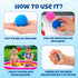 50 Pcs Reusable Water Balloon, Water Soaker Balls Water Toys Bulk with Bag Soft Cotton Beach Balls Pool Water Toys for Kids & Adult Water Toys Out...