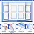 90 Pcs Science Fair Board Supplies Include 72 Trim Scalloped Bulletin Board Borders 18 Presentation Board Subtitles for Classroom Office Display B...