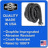 Midwest Hearth Wood Stove Replacement Gasket for Woodburning Stoves - Graphite Impregnated Fiberglass Gaskets (11/16" x 3/16" x 54" Flat Tape w/Se...