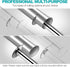LitKiwi PVC Pipe Inside Cutter(4Pcs Titanium Coating Saw Blades) with 1/4" Hex Shank,Plumbing Inside Cutter Internal Plastic ABS Pipe Cutter,1-1/4...