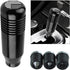 1 PC Comfort Grip Shift Knob, 3.34" x 1.18" American Flag Alloy Shifter, with 8mm/10mm/12mm Adapter, Fits Most Manual Cars, Trucks, SUV (Black)...