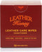 Leather Honey Leather Conditioner Wipes: Restore Leather On-The-Go. Protect & Condition Leather Couches, Car Seats, Purses, Shoes, Bags & Tack. Sa...