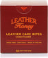 Leather Honey Leather Conditioner Wipes: Restore Leather On-The-Go. Protect & Condition Leather Couches, Car Seats, Purses, Shoes, Bags & Tack. Sa...