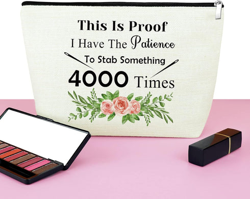 Cross Stitch Project Bag Gifts Makeup Bag Sewing Gift Quilter Gift Cosmetic Bag Gifts for Mom Grandma Aunt Sister Daughter Sewing Lover for Birthd...