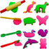 FRIMOONY Plastic Dough Tools, Various Animal Molds, Rolling Pins, for Creative Dough Cutting, 45 PCS...