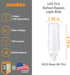 Sunlite GX23 LED Bulb, 2-Pin PLV, 7 Watt, Cool White (4000K), Full 360 Degree Illumination, 13 Watt CFL Replacement (Ballast Bypass Required)...