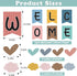 57pcs Boho Rainbow Welcome Banner Welcome Bulletin Board Set for Classroom Decoration Back to School Supplies...