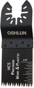 Oshlun MMC-1003 1-1/3-Inch Precision Japan HCS Oscillating Tool Blade with Quick-Fit Arbor for Standard and Quick Change Tools, 3-Pack...