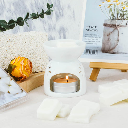 LA BELLEFÉE Wax Melts Wax Cubes Cotton Scented, Handmade Natural Soy Wax Cubes for Wax Warmer - Long Lasting Fragrance for Home, Ideal for Stress ...