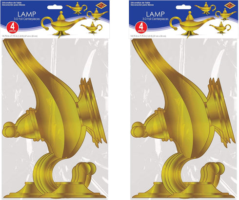 3D Foil Lamp Centerpieces Pack of 2...