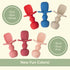 Upward Baby 3 pack Silicone Baby Feeding Spoon with Anti Choke Barrier - Baby Spoons Self Feeding 6 Months, First Stage Infant Supplies and Toddle...