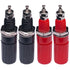 CESS Amplifier Terminal Connector Binding Post Banana Plug Jack Socket Panel/Chassis Mount Connectors - Length:1.8" (4 Pack)...